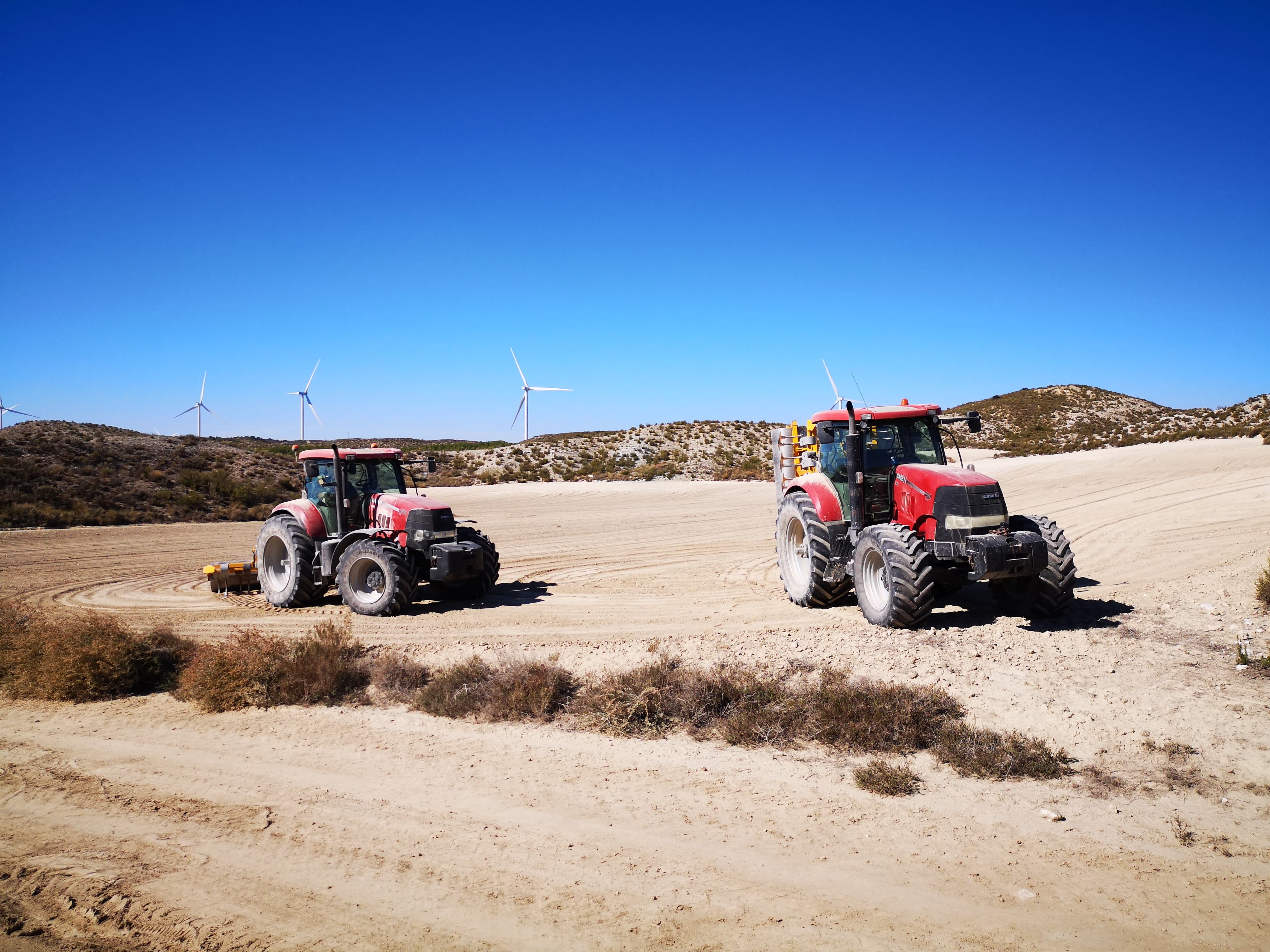 Transporte de cosechas en el campo